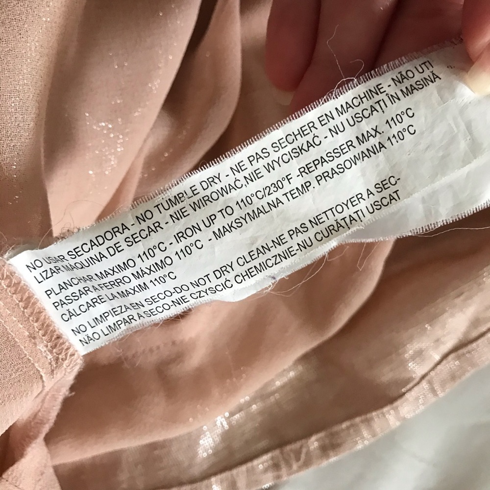 Zara Metallic Pink Racerback Top - Picture 10 of 10
